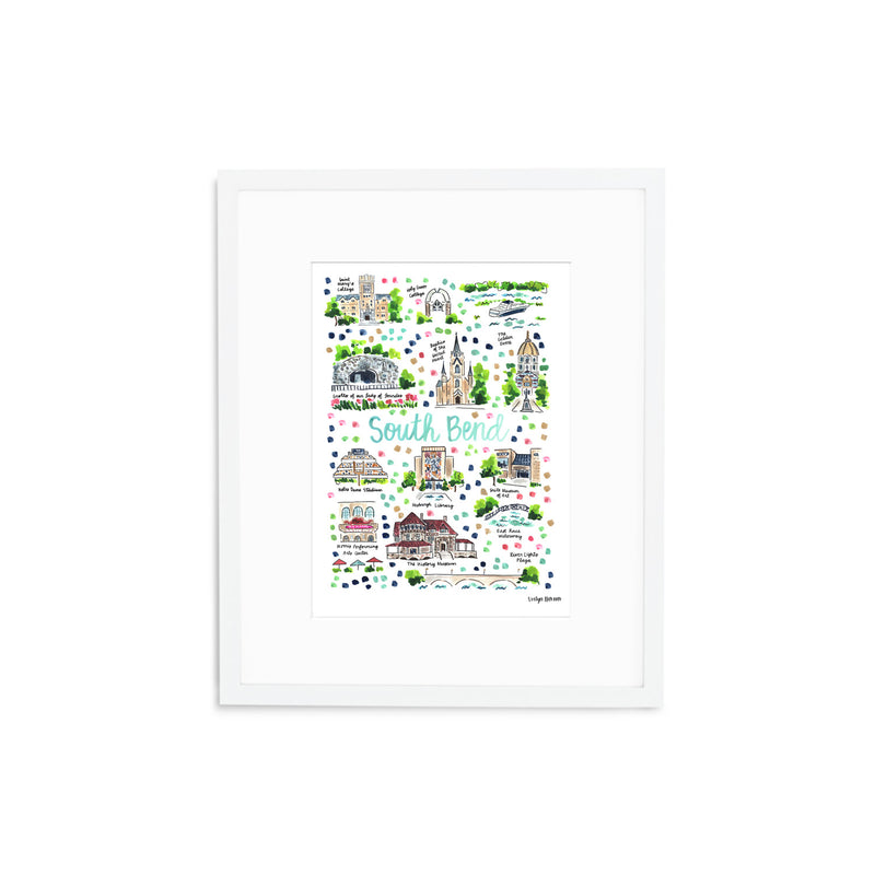 "South Bend, IN" Fine Art Print