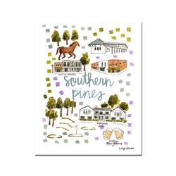 "Southern Pines, NC" Fine Art Print