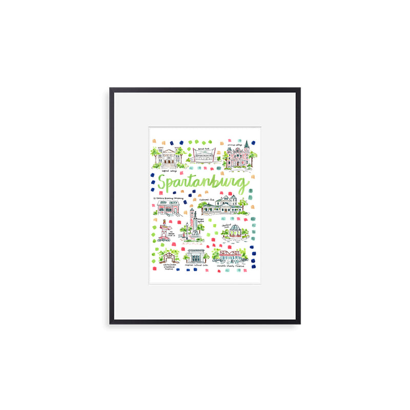 "Spartanburg, SC" Fine Art Print