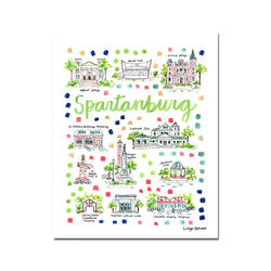 "Spartanburg, SC" Fine Art Print