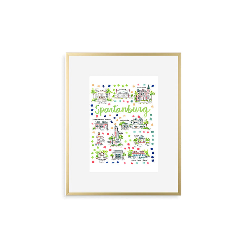 "Spartanburg, SC" Fine Art Print