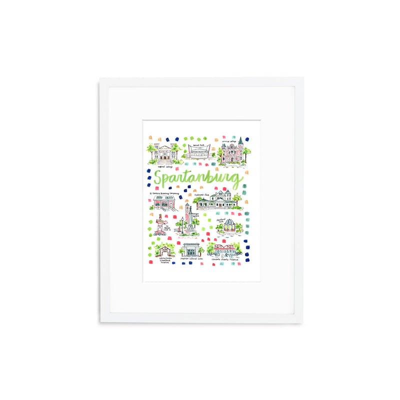 "Spartanburg, SC" Fine Art Print