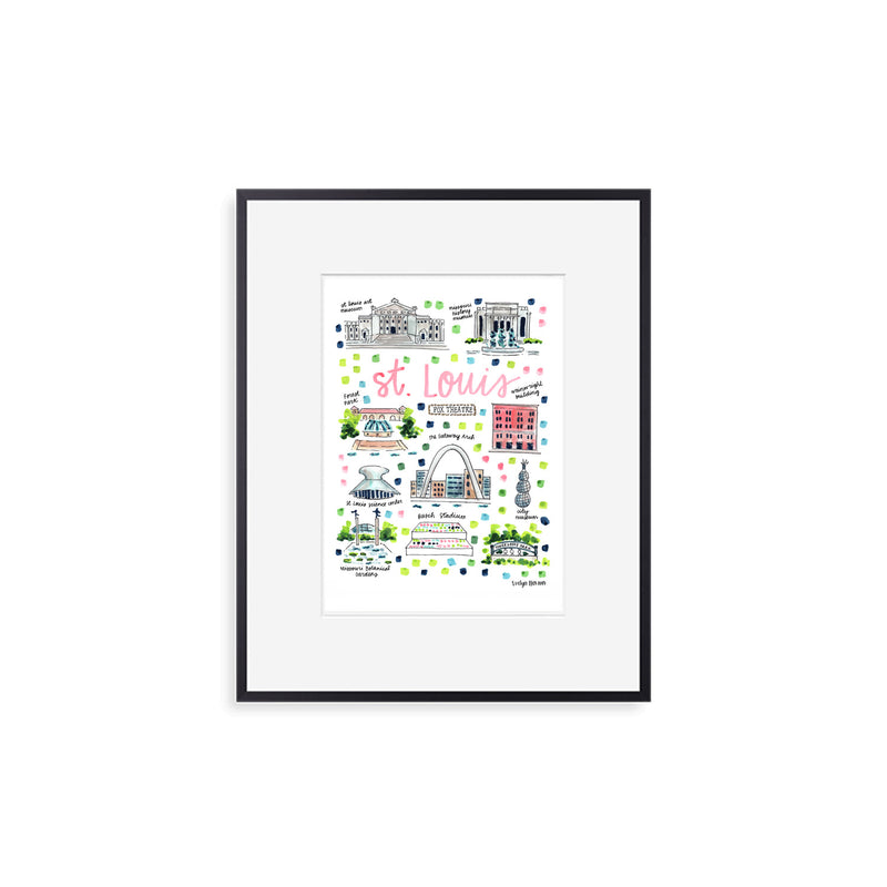 "St. Louis, MO" Fine Art Print