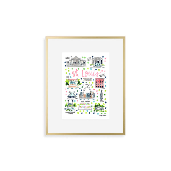 "St. Louis, MO" Fine Art Print