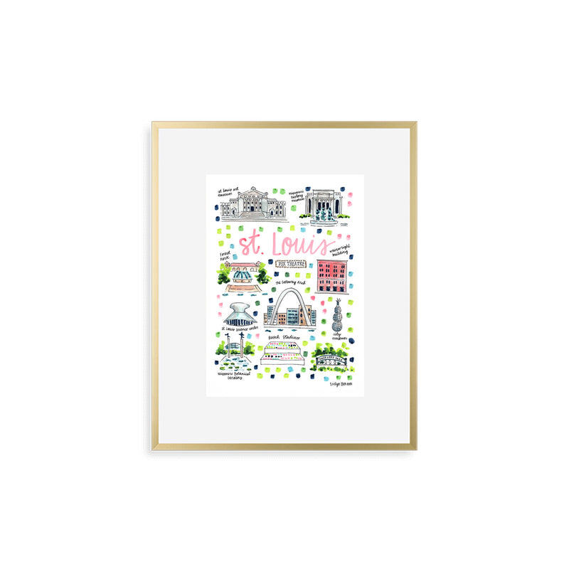 "St. Louis, MO" Fine Art Print