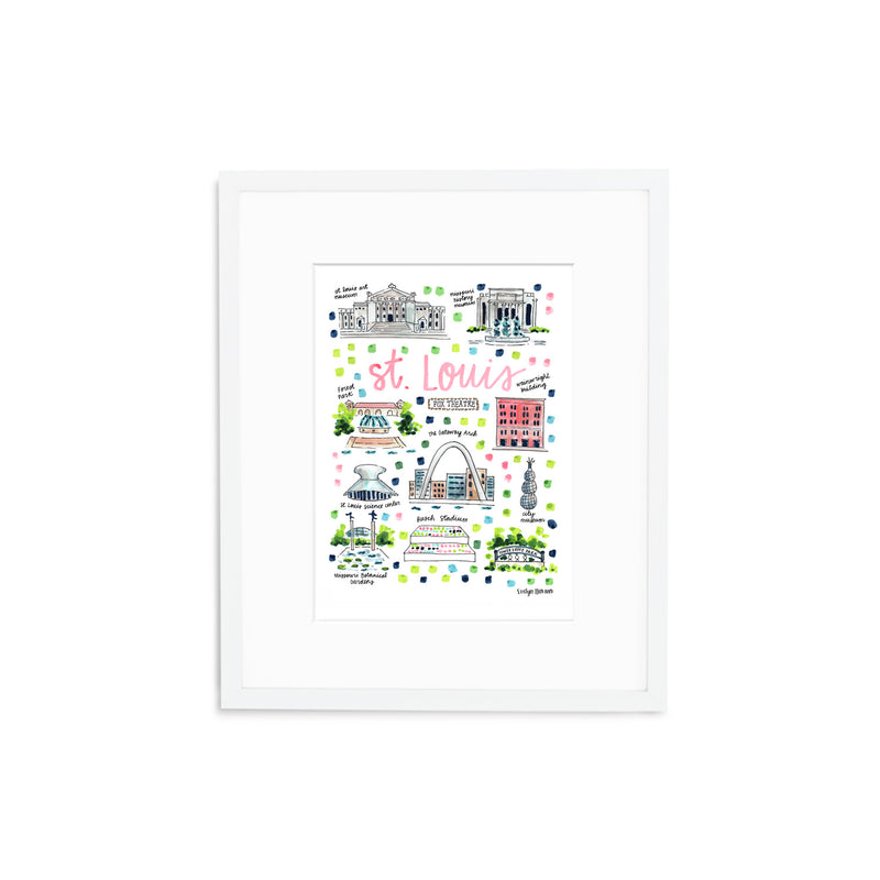 "St. Louis, MO" Fine Art Print