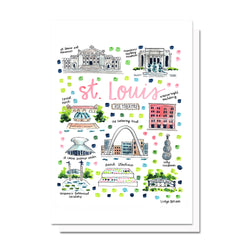 St. Louis, MO Map Card