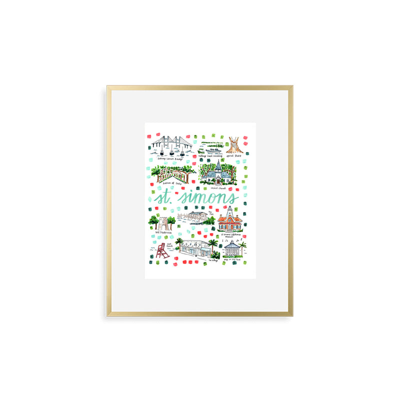 "St. Simons, GA" Fine Art Print