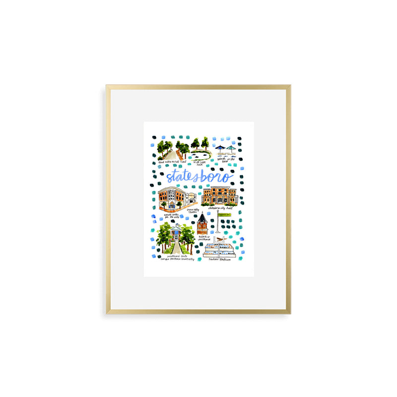 "Statesboro, GA" Fine Art Print
