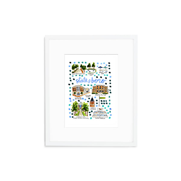 "Statesboro, GA" Fine Art Print