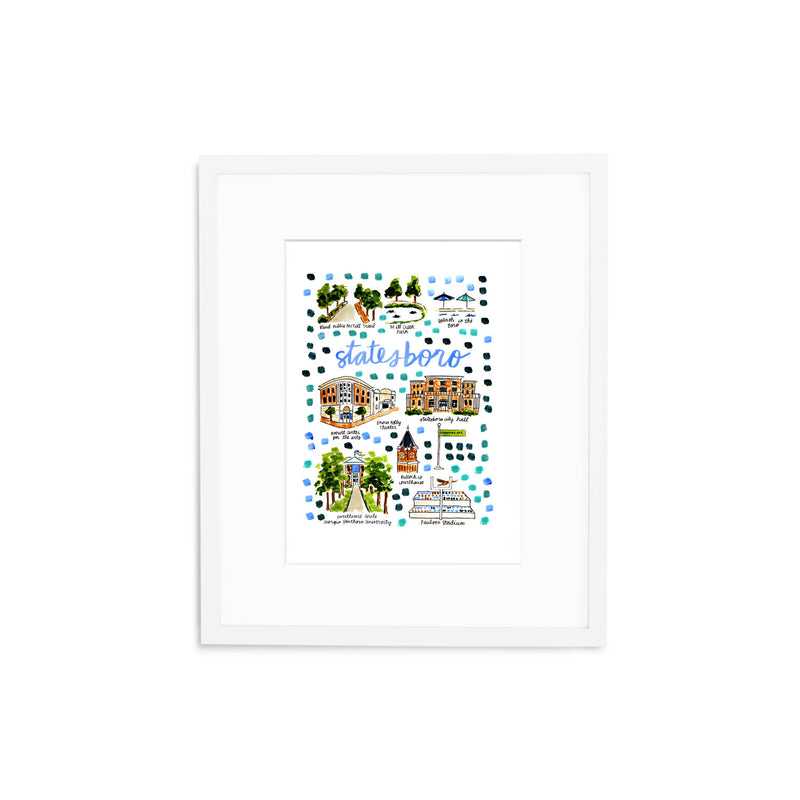 "Statesboro, GA" Fine Art Print