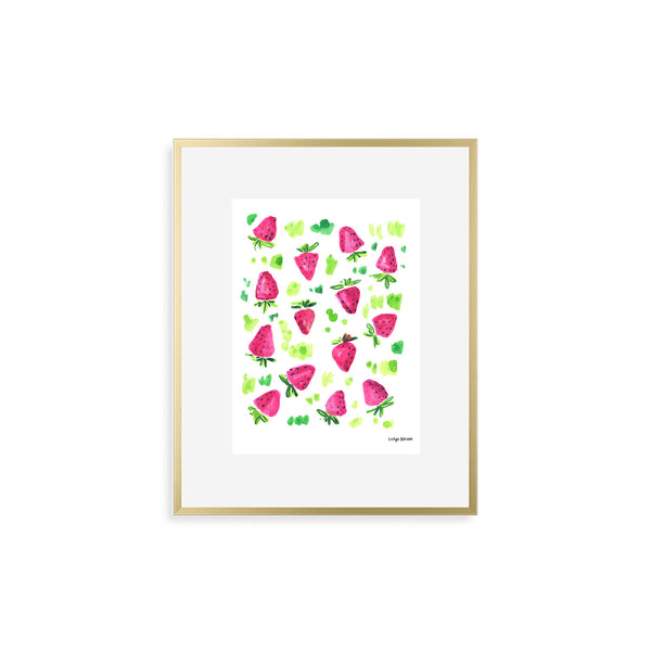 The "Strawberry Season" Fine Art Print