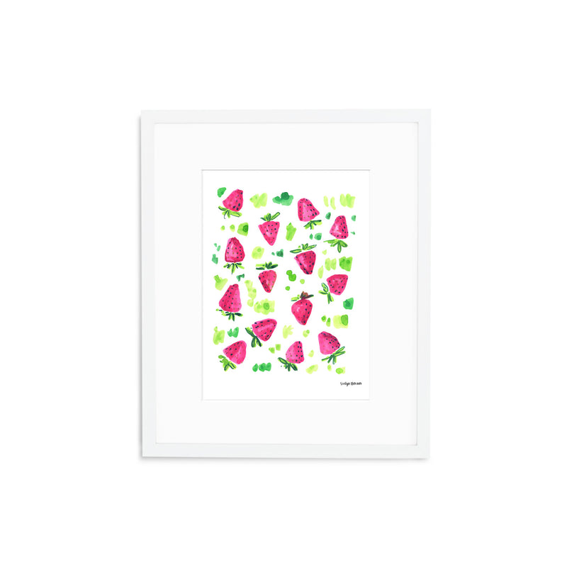 The "Strawberry Season" Fine Art Print