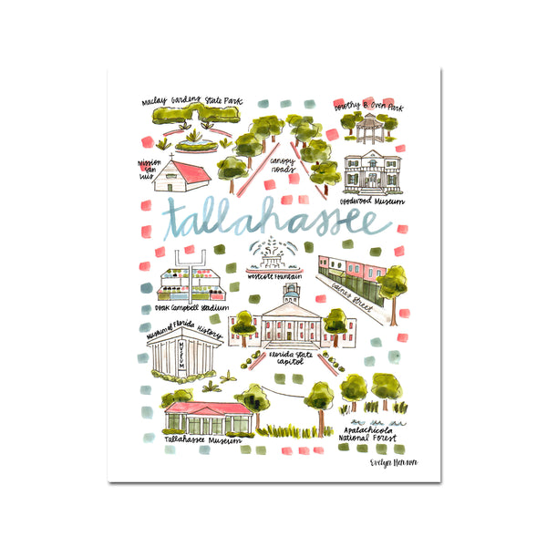 "Tallahassee, FL" Fine Art Print