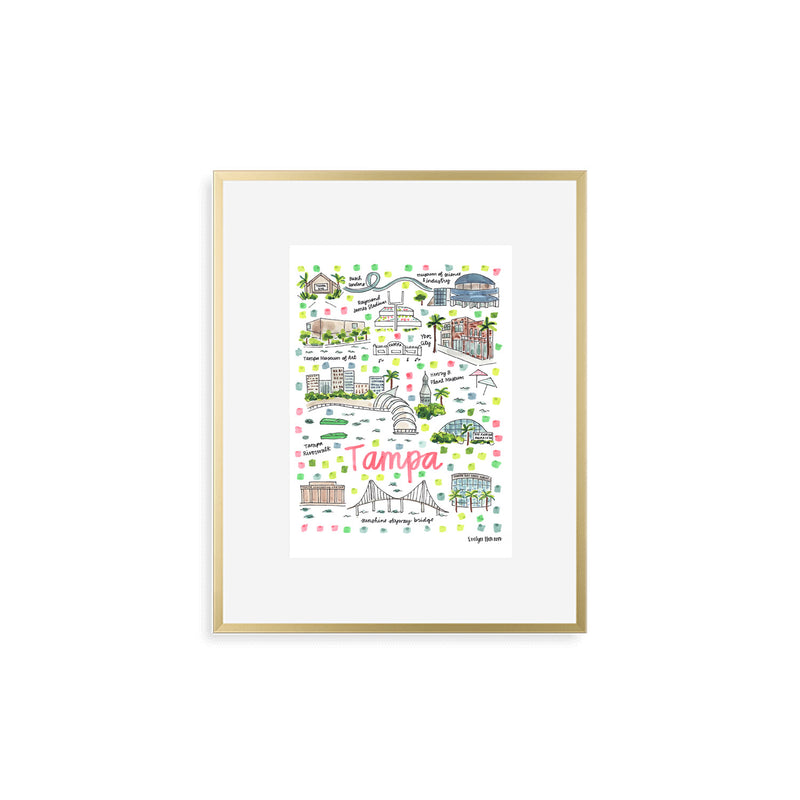 "Tampa, FL" Fine Art Print