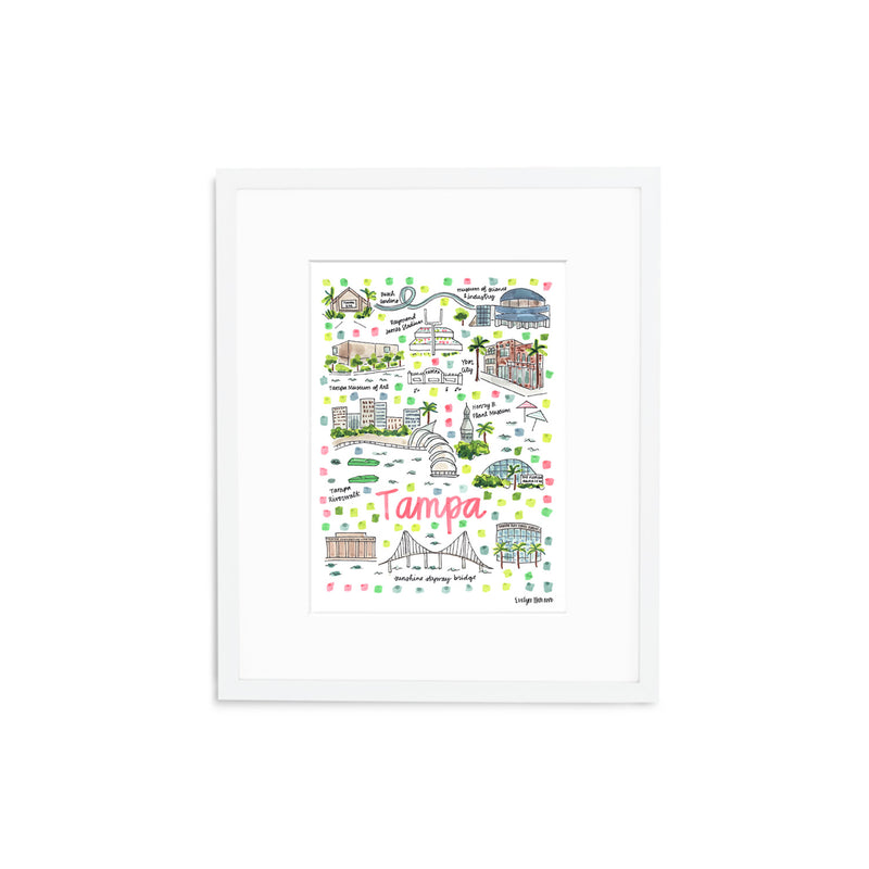 "Tampa, FL" Fine Art Print