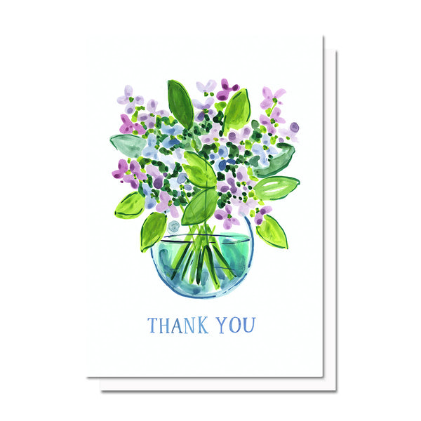 Thank You Lilacs Card