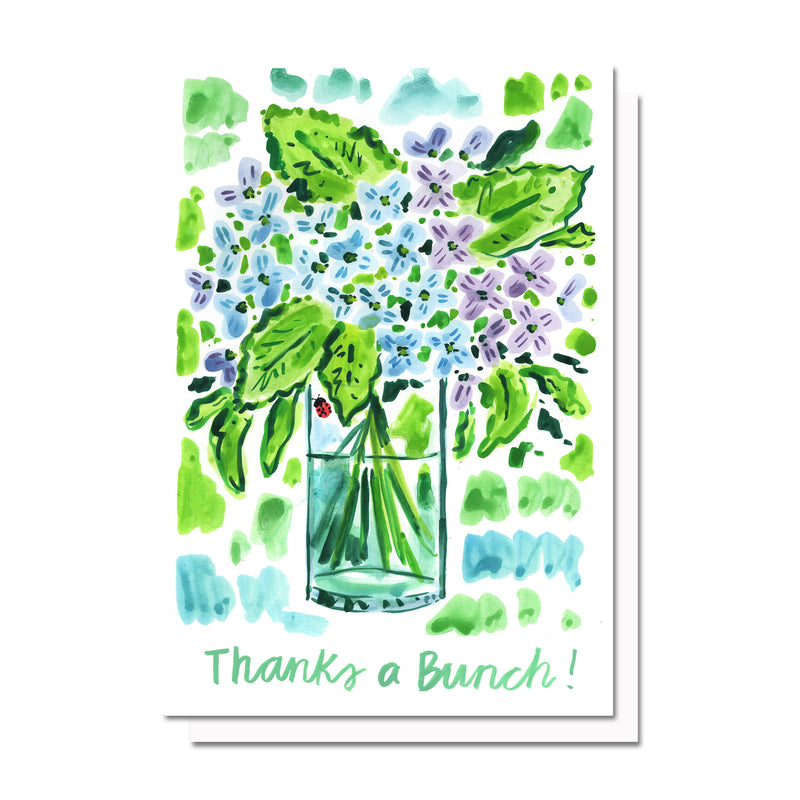 Thanks a Bunch (Hydrangeas) Card