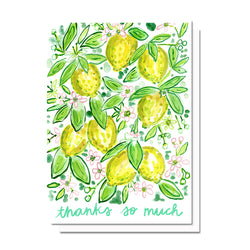 Thanks so Much Lemons Card