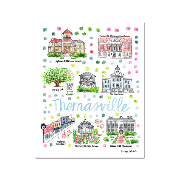 "Thomasville, GA" Fine Art Print