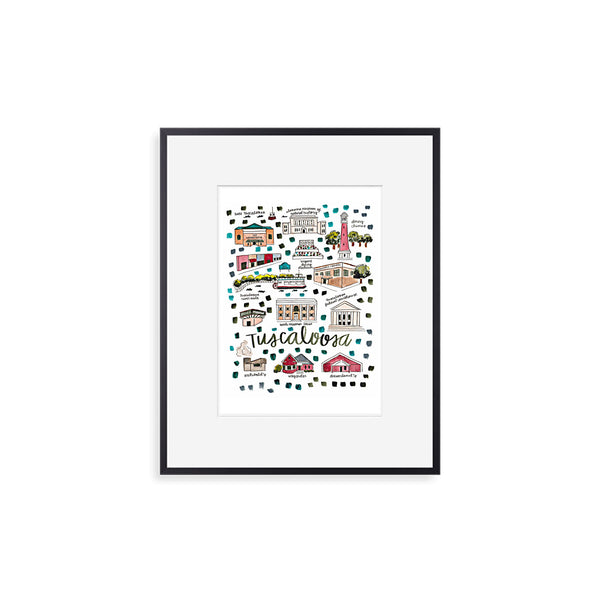"Tuscaloosa, AL" Fine Art Print