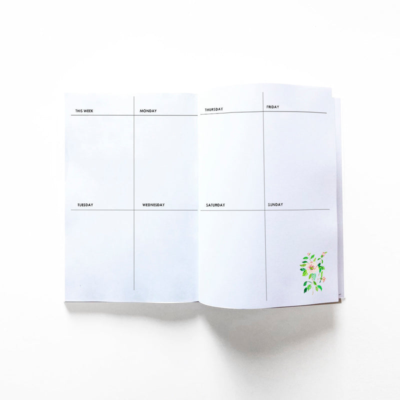 Undated Monthly/Weekly Planner, Cowgirl Boots Print