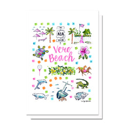 Vero Beach, FL Map Card