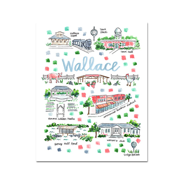"Wallace, NC" Fine Art Print