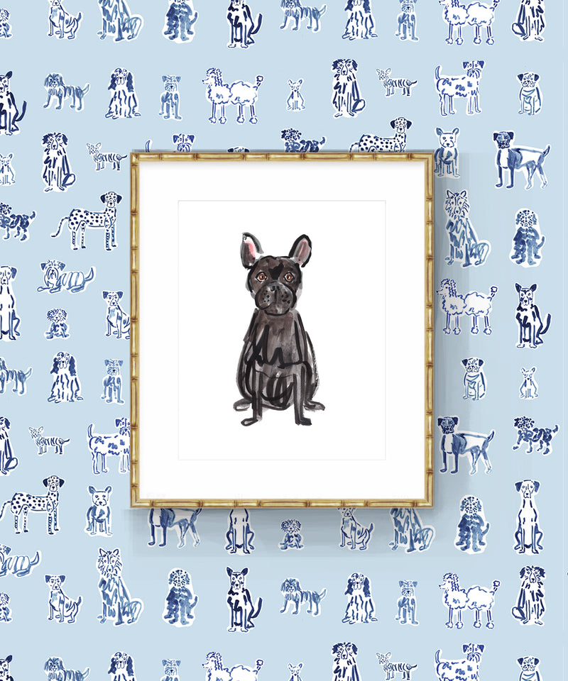 Pups Wallpaper -Blue