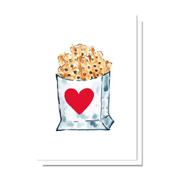 French Fry Valentine Card