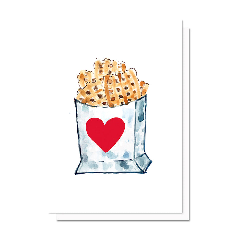 French Fry Valentine Card