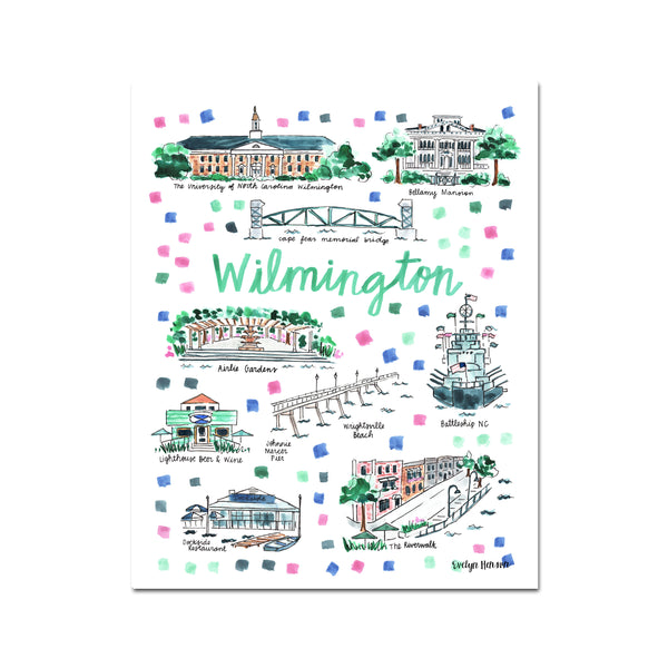 "Wilmington, NC" Fine Art Print