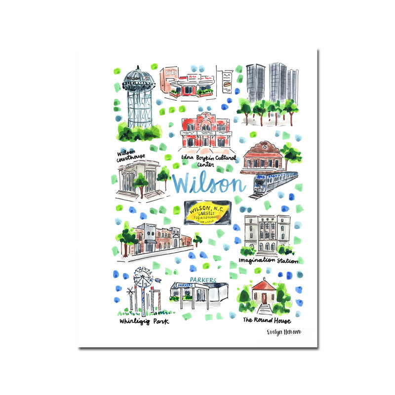 "Wilson, NC" Fine Art Print