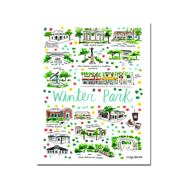 "Winter Park, FL" Fine Art Print