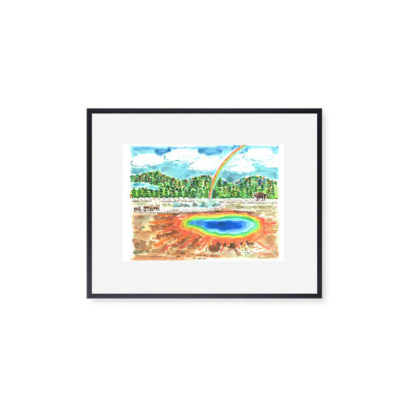 The "Yellowstone Rainbow" Fine Art Print