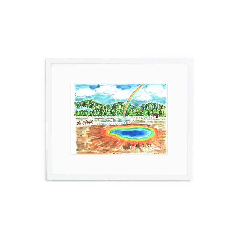 The "Yellowstone Rainbow" Fine Art Print