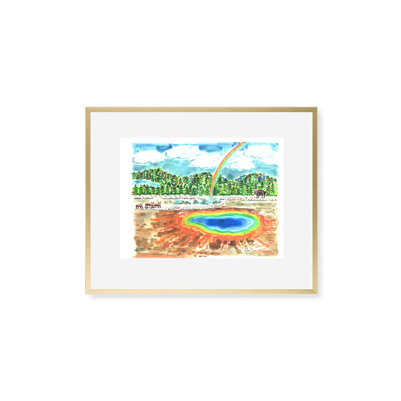 The "Yellowstone Rainbow" Fine Art Print