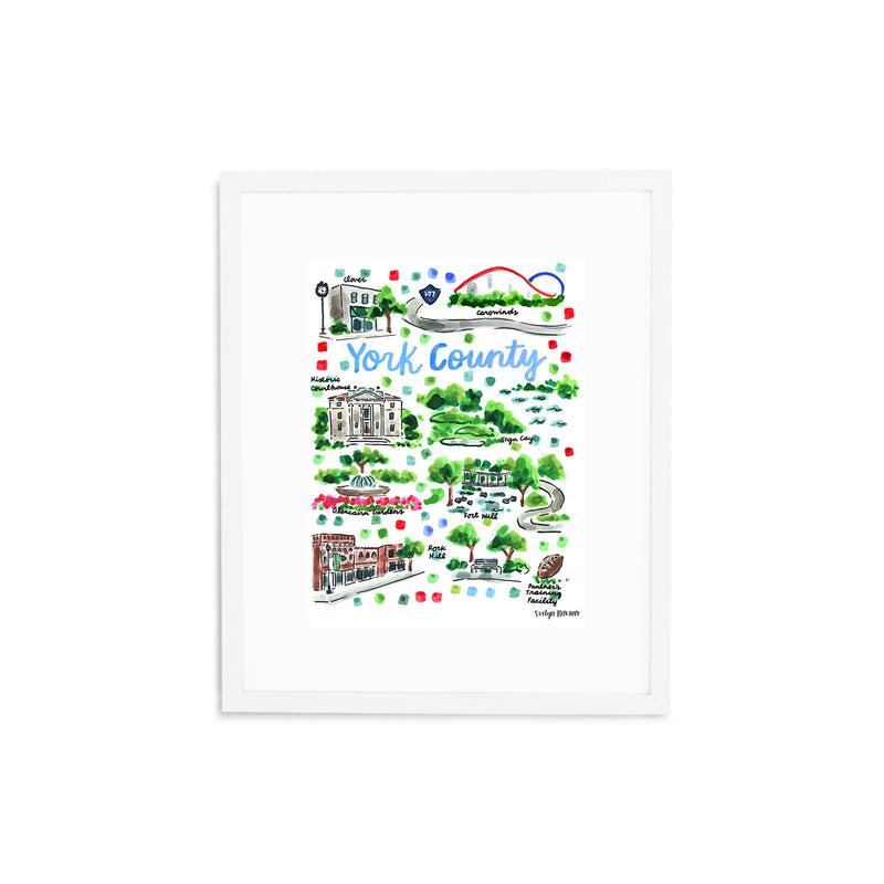 "York County, SC" Fine Art Print