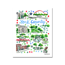 "York County, SC" Fine Art Print