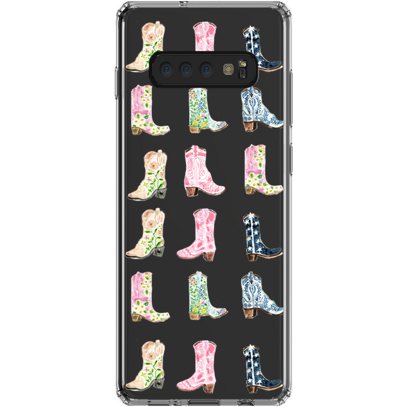 Phone Case, Cowgirl Boots Print
