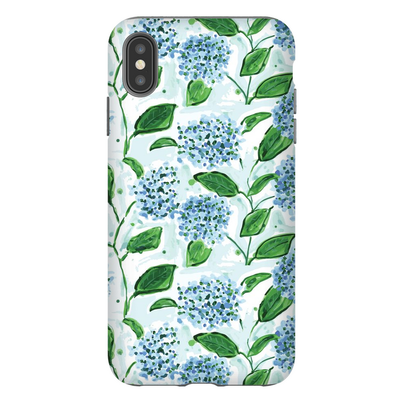 Phone Case, Hydrangea Blue Print