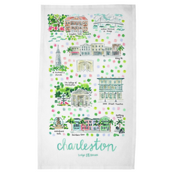 Charleston, SC Tea Towel