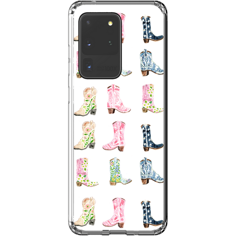 Phone Case, Cowgirl Boots Print