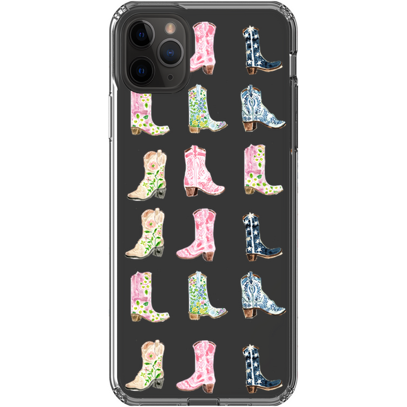 Phone Case, Cowgirl Boots Print