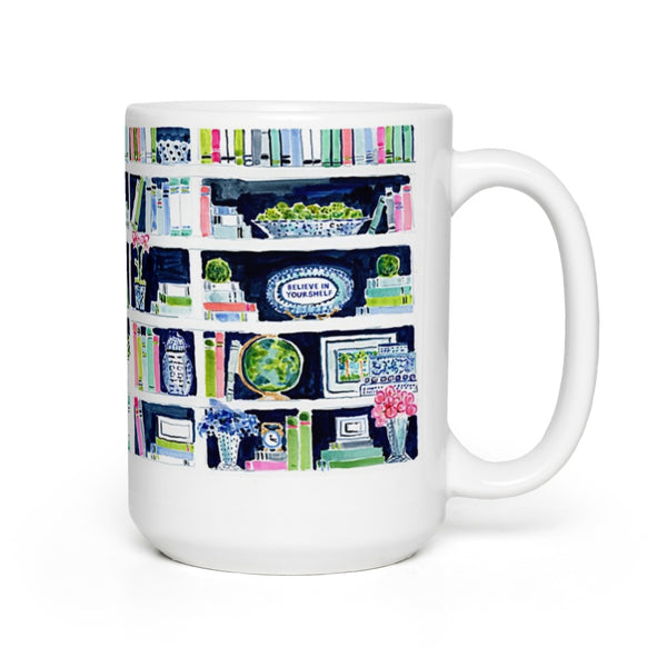 Bookshelf Mug