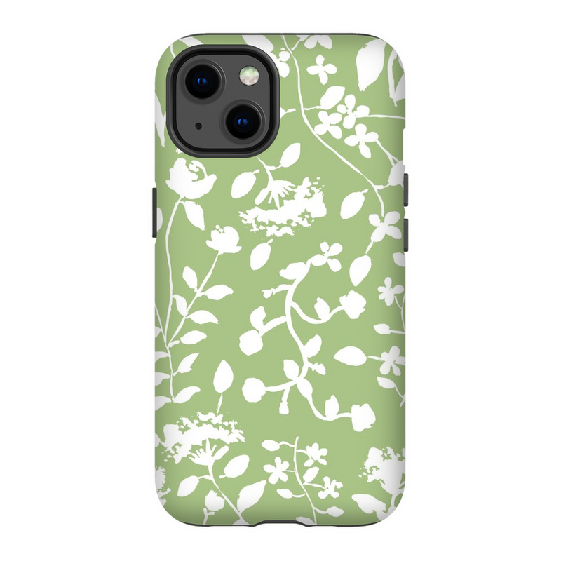Phone Case, Hepburn Green Print
