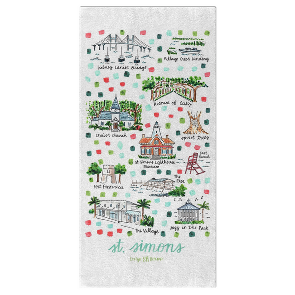 St. Simons Island, GA Towel