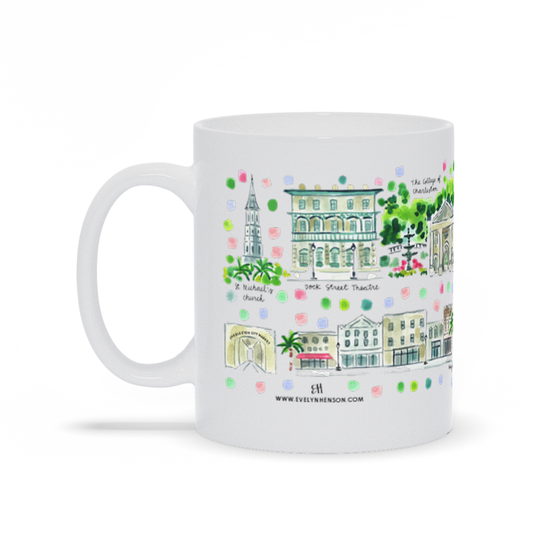 Charleston, SC Map Mug