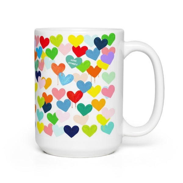 Confetti Hearts Mug