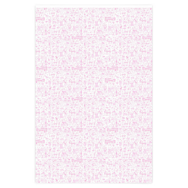 Safari Pink Wrapping Paper